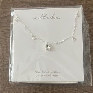 Ettika Silver Charm Necklace